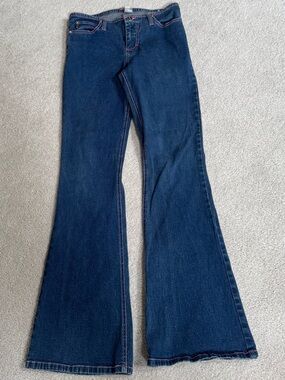 Vintage Mudd Classic Women's Dark Blue Flared Jeans Junior Size 7